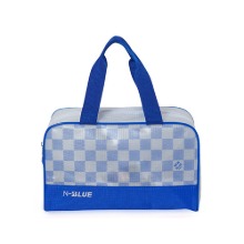 [스윗스윔] 타포린 사각 중형 수영가방 손가방 블루